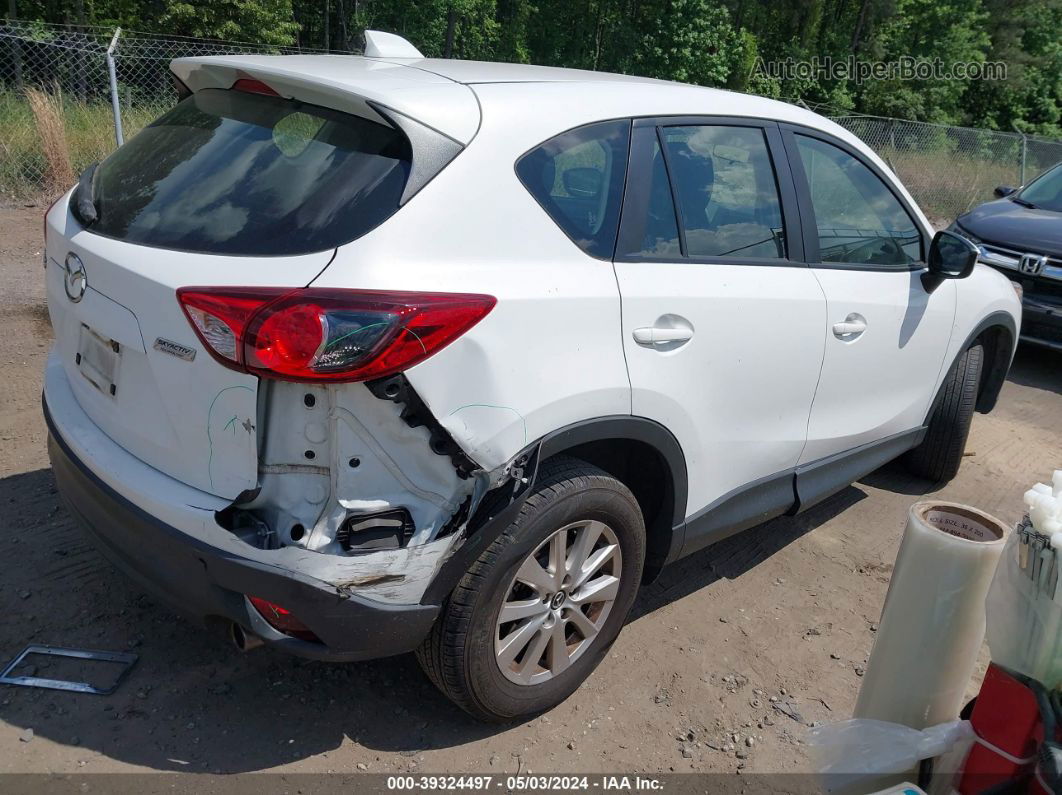 2015 Mazda Cx-5 Sport White vin: JM3KE2BE8F0526780