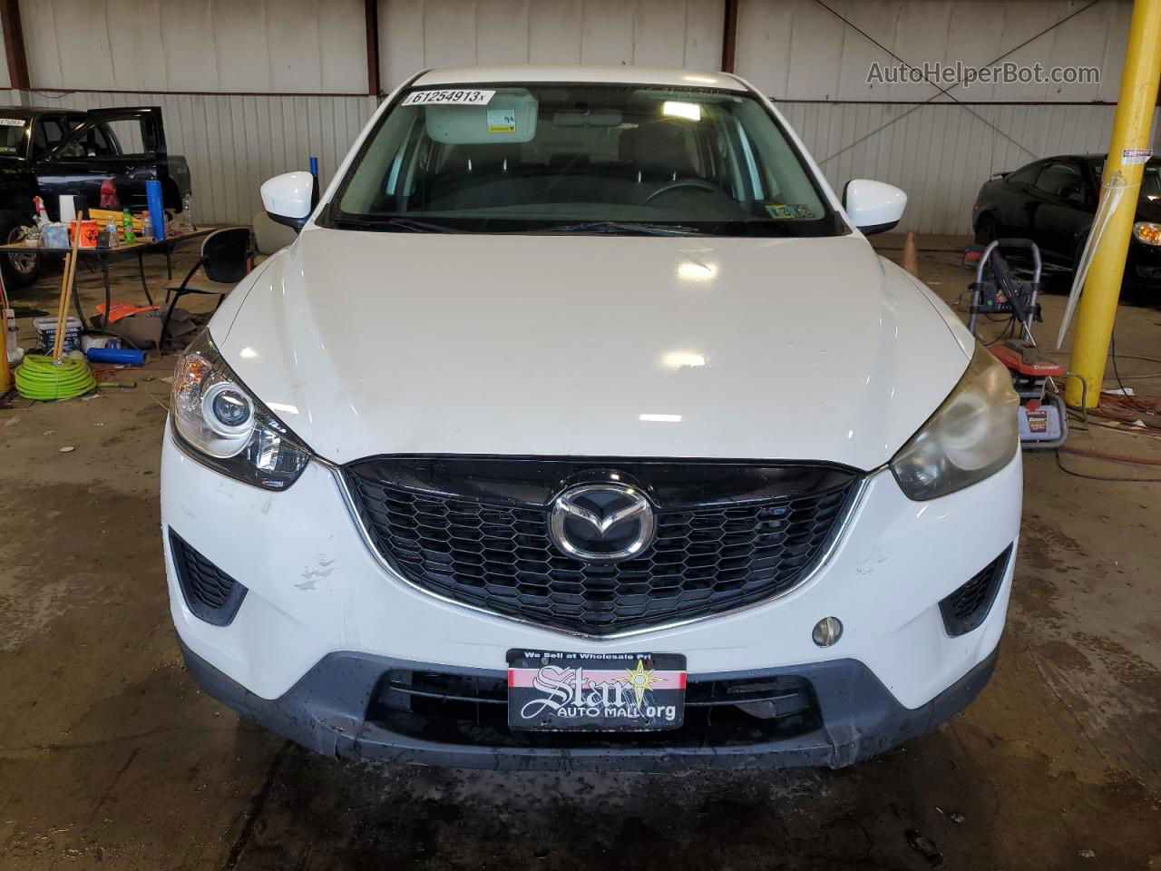 2015 Mazda Cx-5 Sport White vin: JM3KE2BEXF0454688