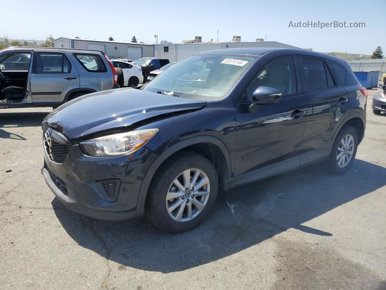 2015 Mazda Cx-5 Sport Blue vin: JM3KE2BEXF0483141