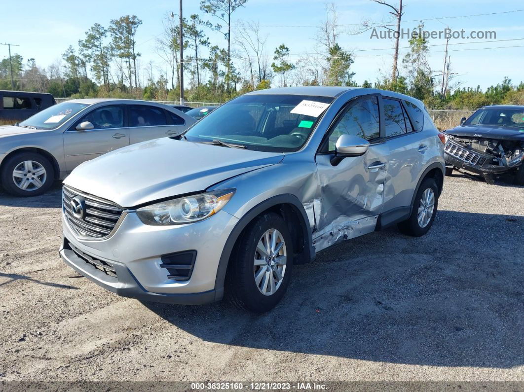 2016 Mazda Cx-5 Sport Silver vin: JM3KE2BY0G0644365