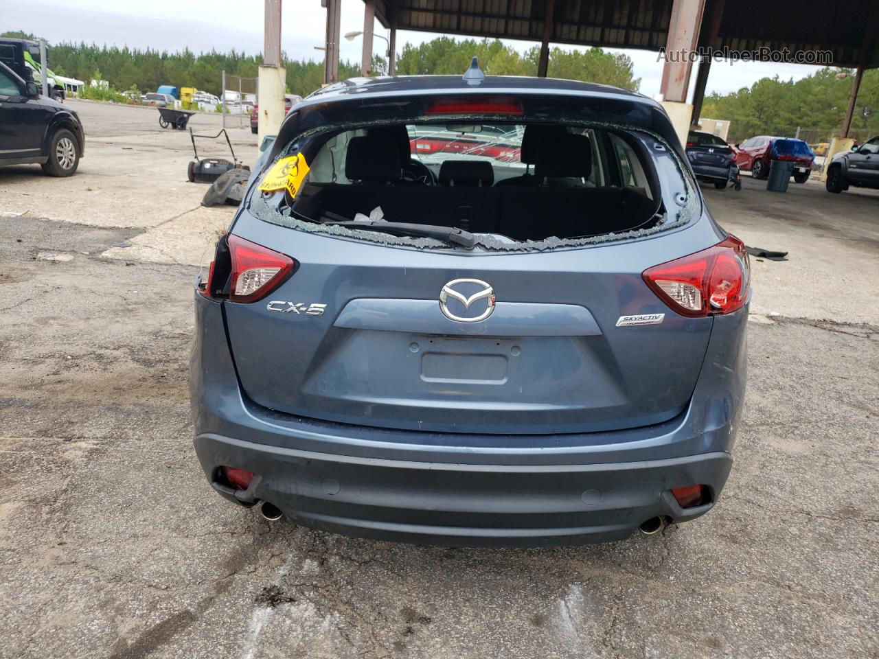 2016 Mazda Cx-5 Sport Blue vin: JM3KE2BY2G0793828