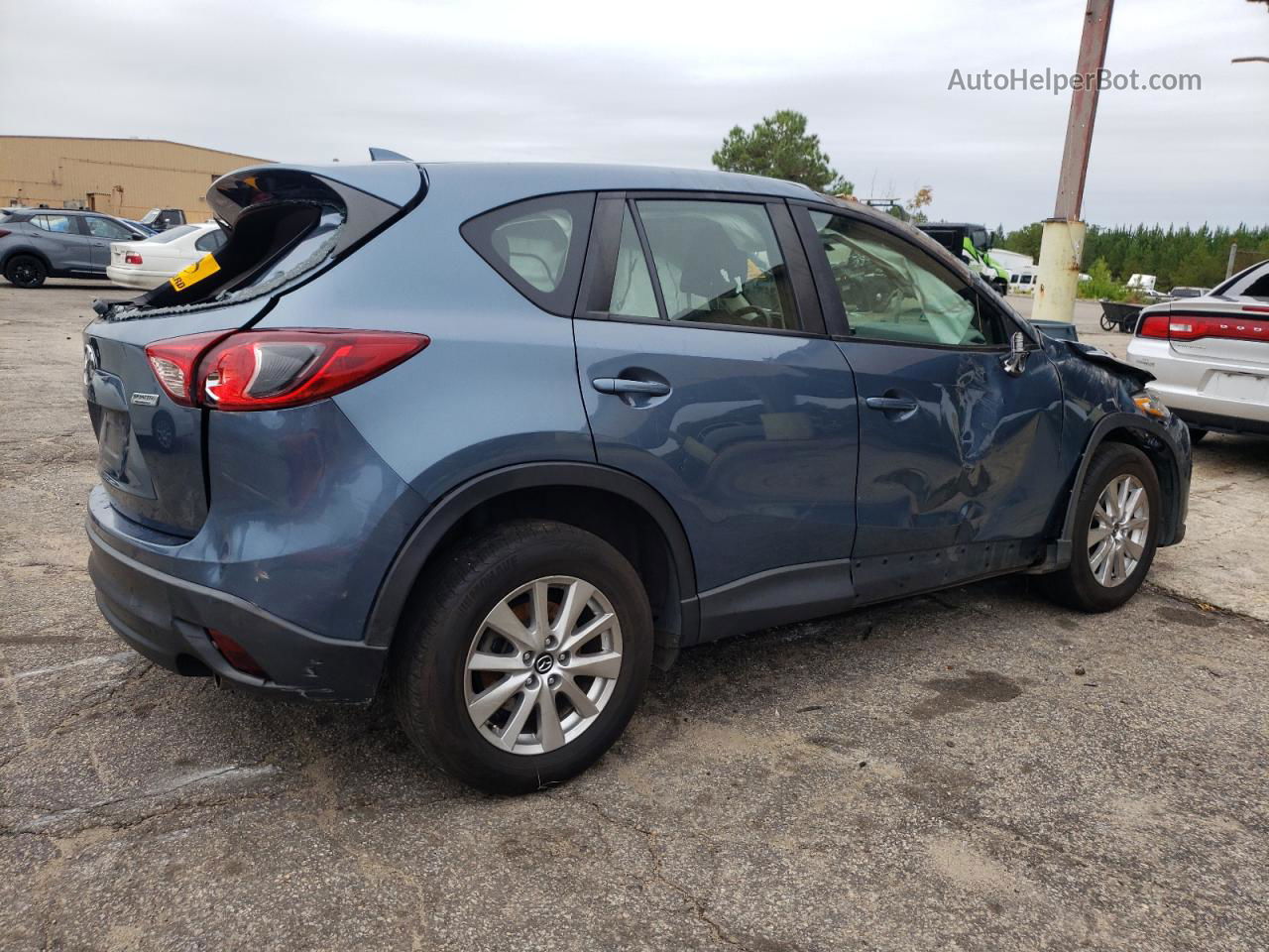 2016 Mazda Cx-5 Sport Blue vin: JM3KE2BY2G0793828