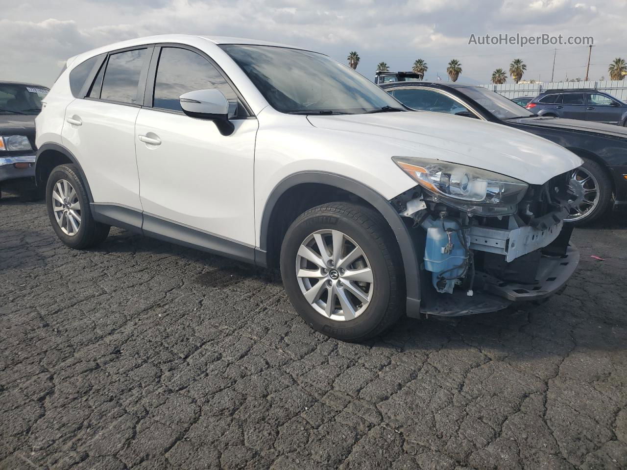 2016 Mazda Cx-5 Sport White vin: JM3KE2BY3G0638589