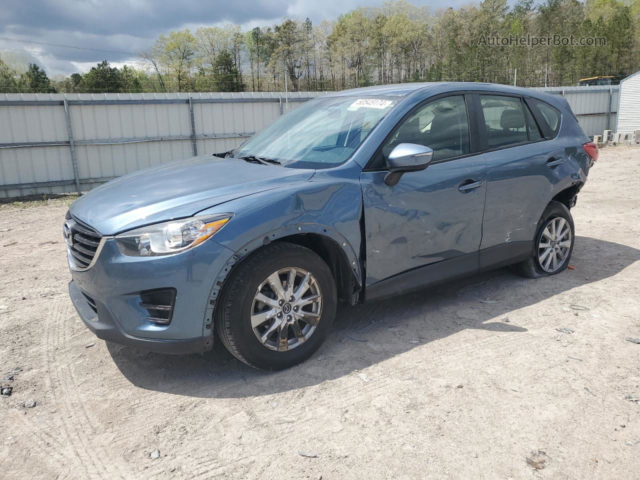 2016 Mazda Cx-5 Sport Blue vin: JM3KE2BY5G0690564