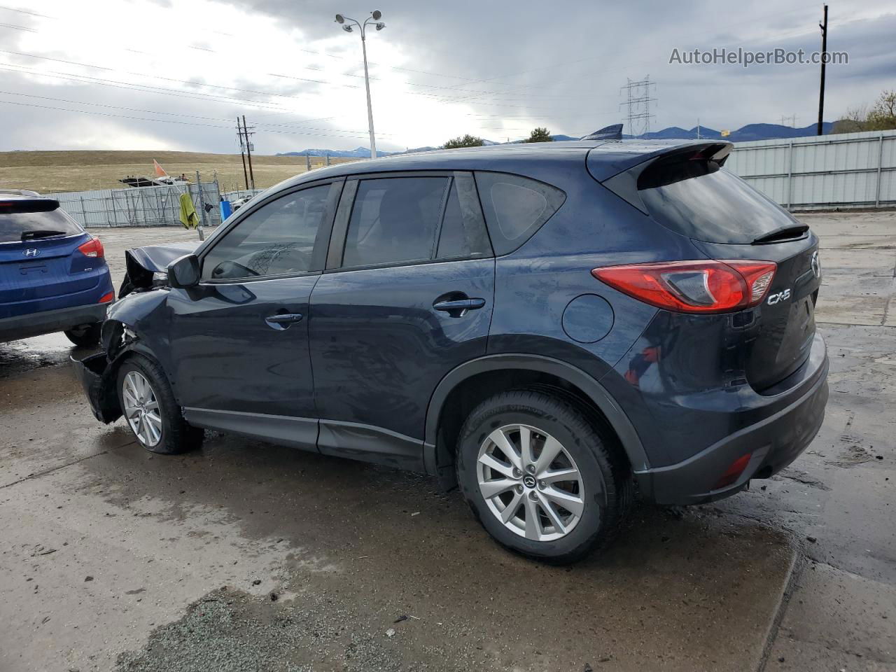 2016 Mazda Cx-5 Sport Синий vin: JM3KE2BY8G0783921