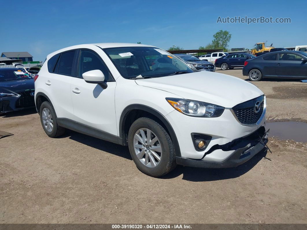 2015 Mazda Cx-5 Touring White vin: JM3KE2CY0F0450559