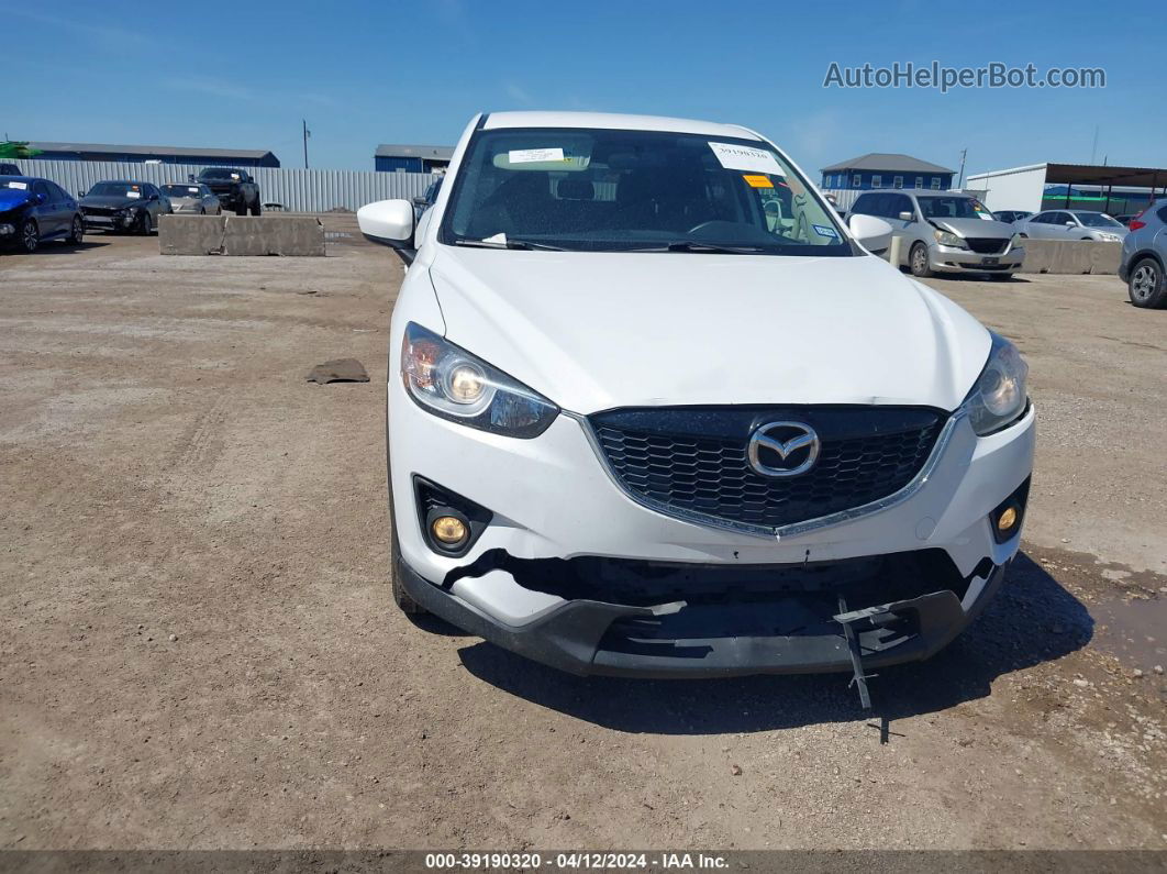 2015 Mazda Cx-5 Touring White vin: JM3KE2CY0F0450559