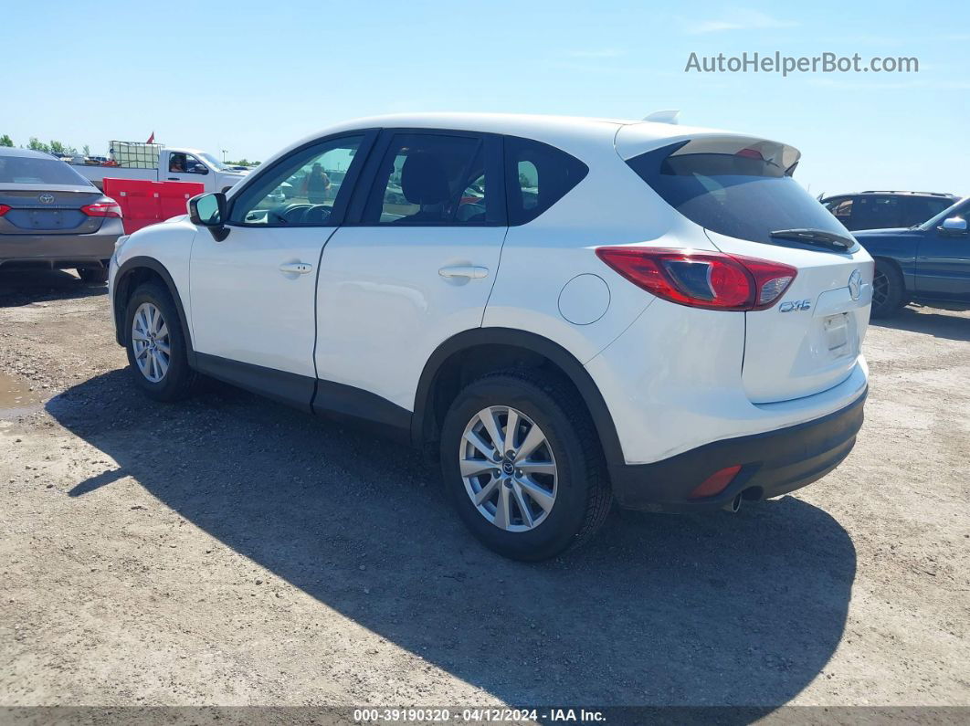 2015 Mazda Cx-5 Touring White vin: JM3KE2CY0F0450559