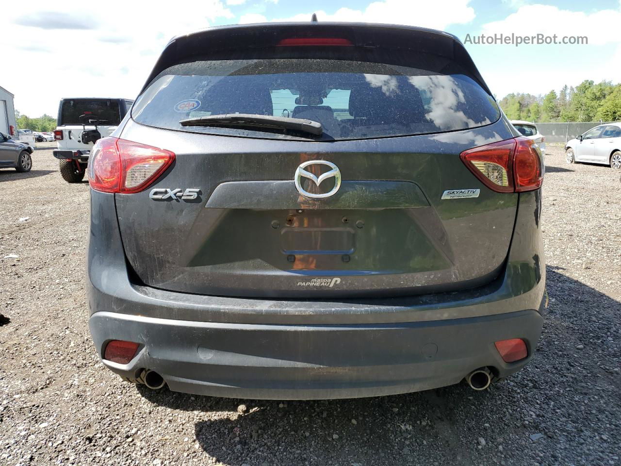 2015 Mazda Cx-5 Touring Gray vin: JM3KE2CY0F0462369