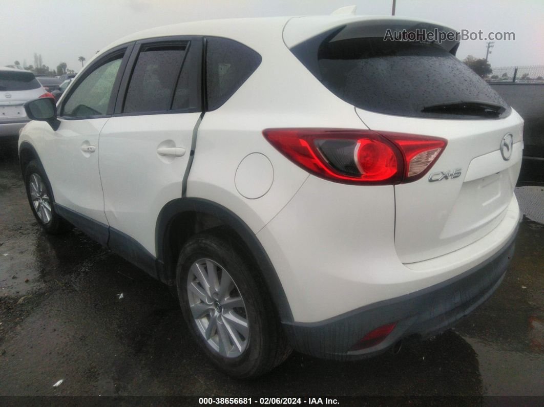 2015 Mazda Cx-5 Touring White vin: JM3KE2CY0F0510629