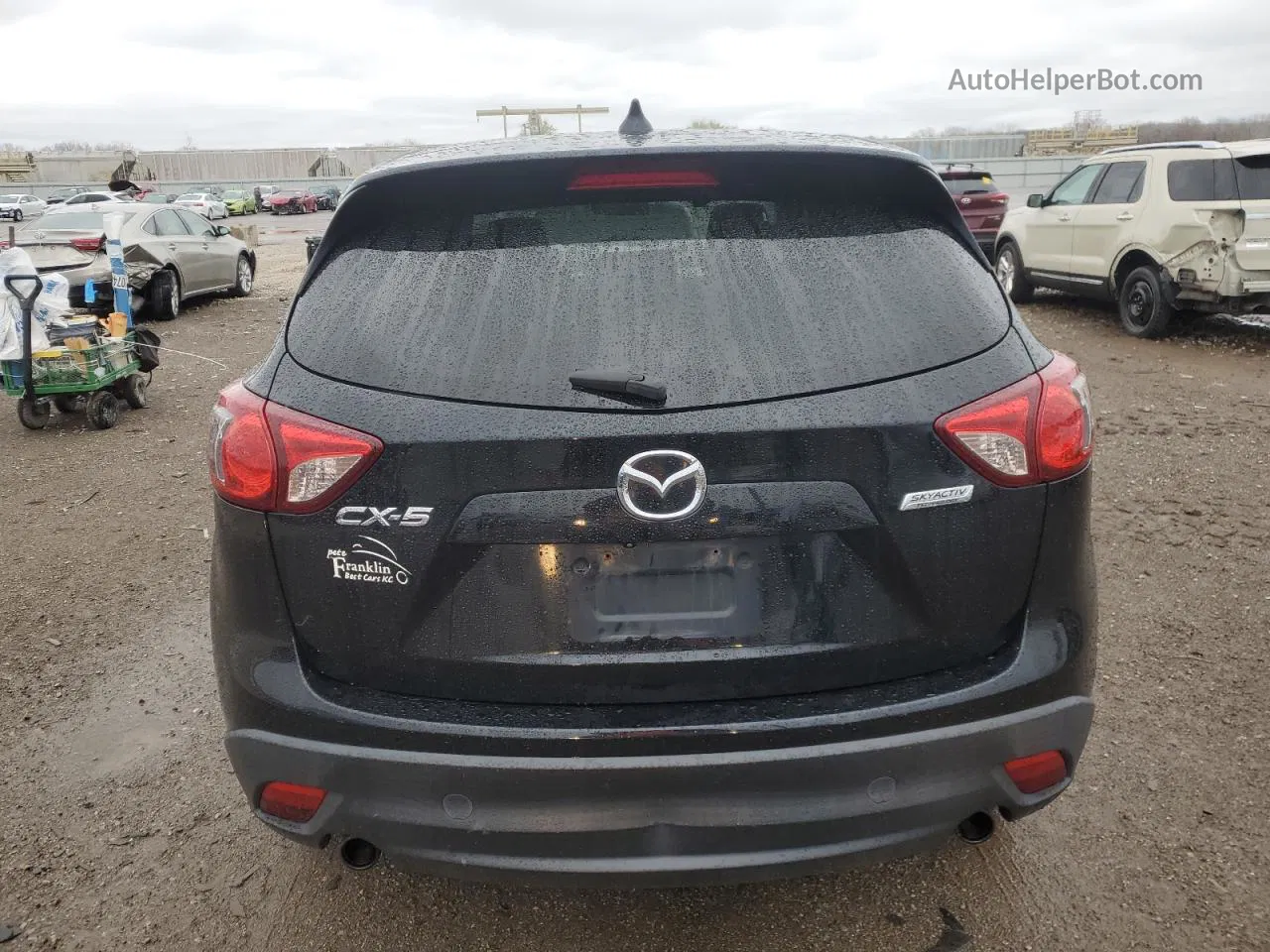 2015 Mazda Cx-5 Touring Black vin: JM3KE2CY1F0434774