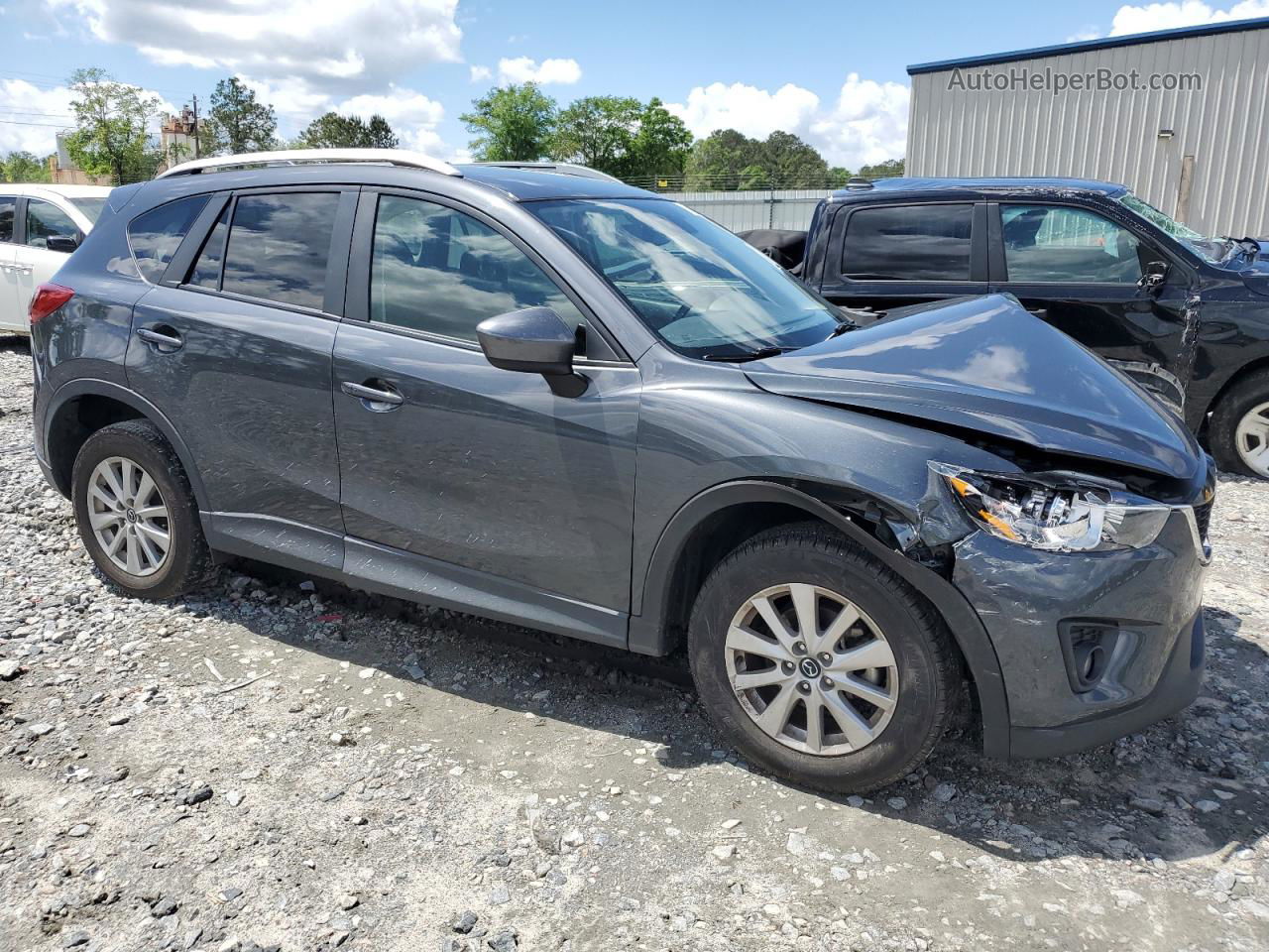 2015 Mazda Cx-5 Touring Gray vin: JM3KE2CY1F0447878