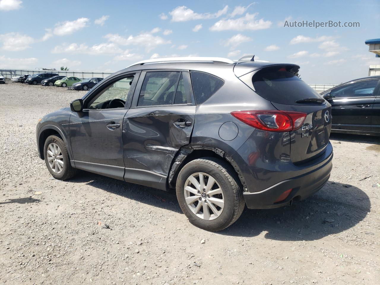 2015 Mazda Cx-5 Touring Gray vin: JM3KE2CY1F0483828