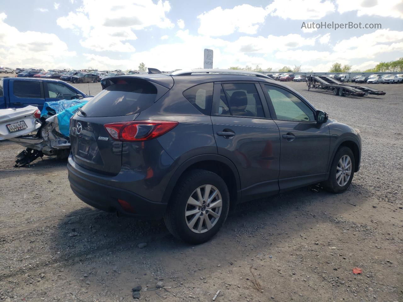 2015 Mazda Cx-5 Touring Gray vin: JM3KE2CY1F0483828