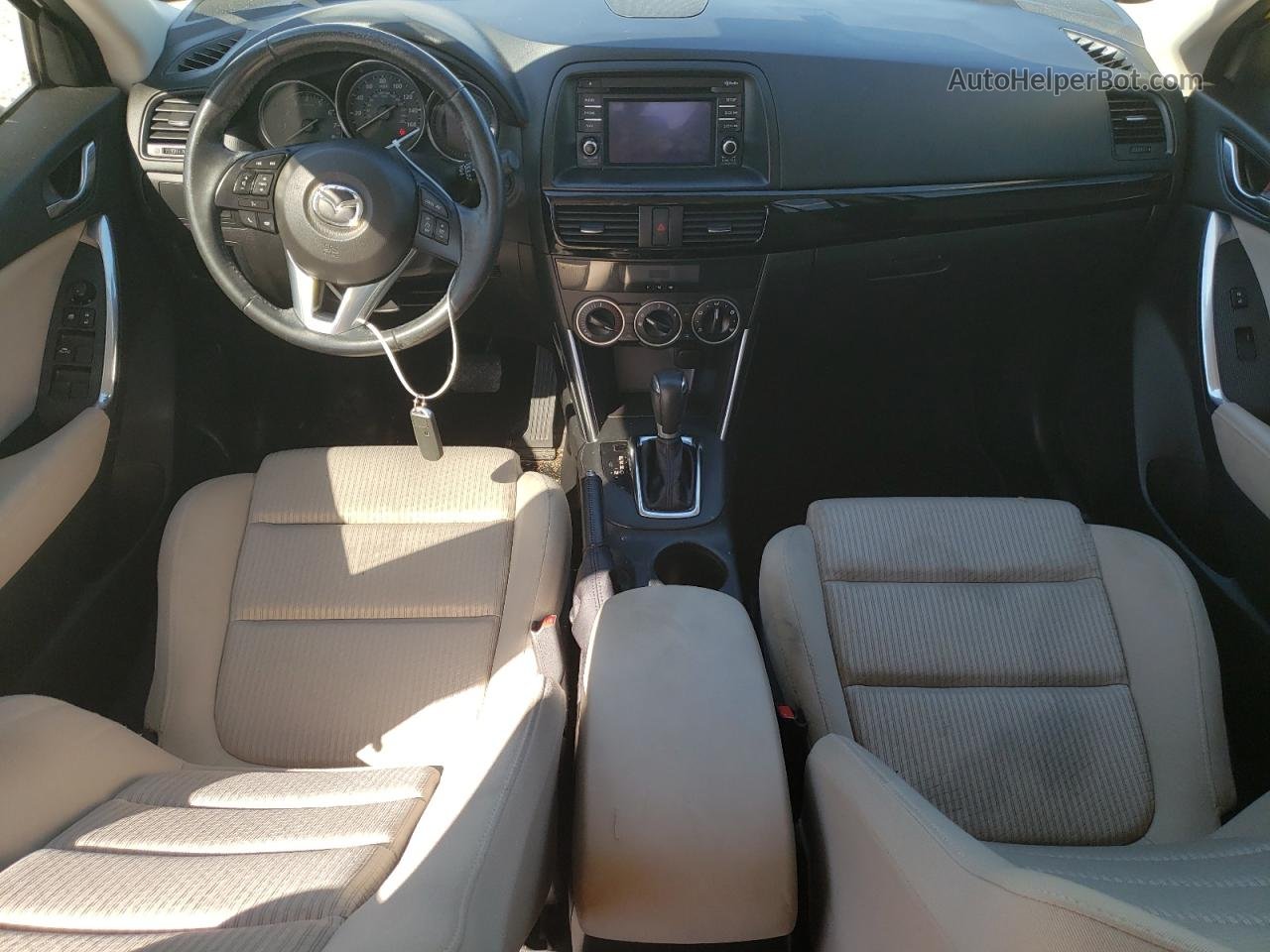 2015 Mazda Cx-5 Touring White vin: JM3KE2CY1F0524099