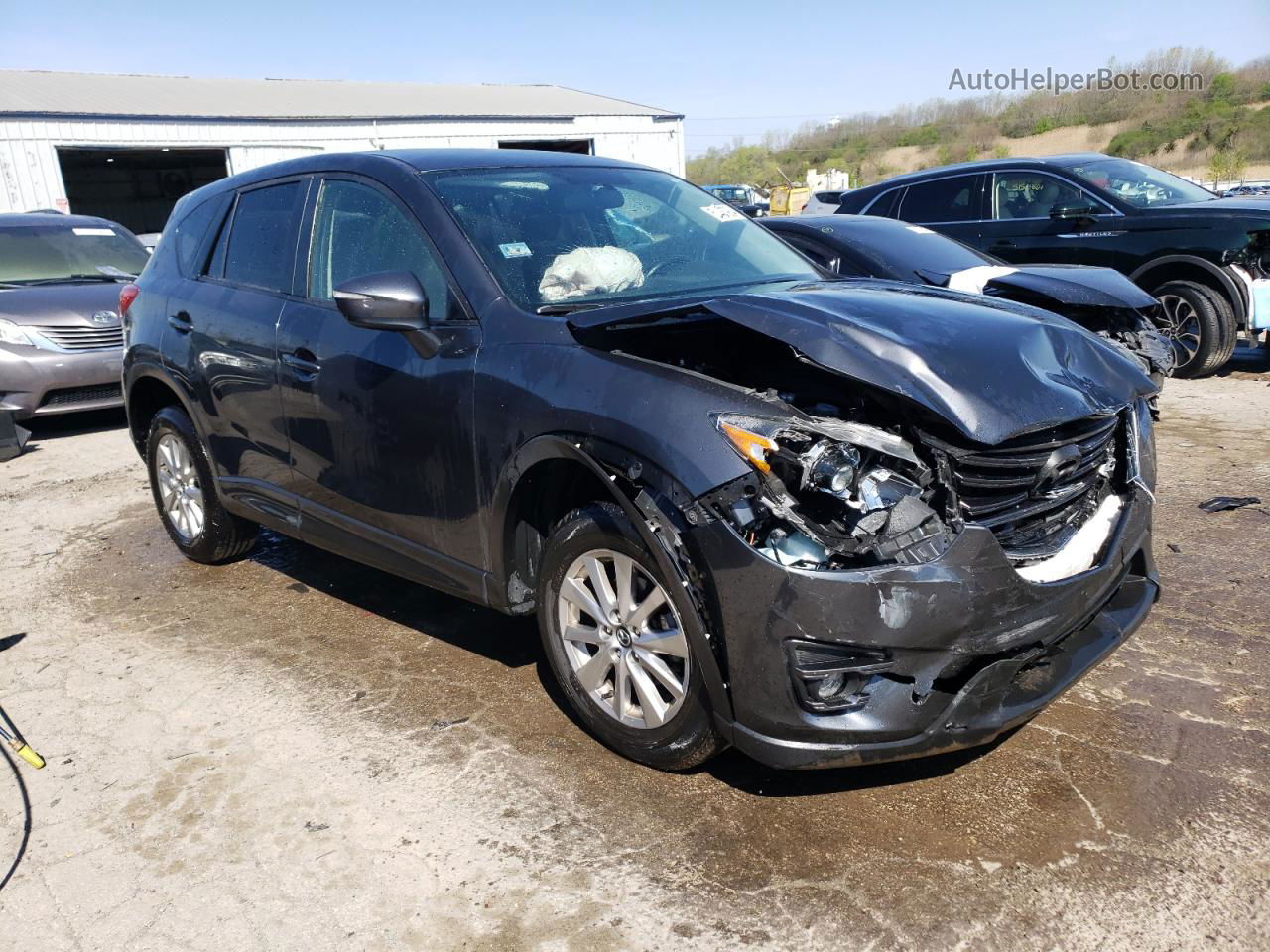 2016 Mazda Cx-5 Touring Gray vin: JM3KE2CY1G0912080