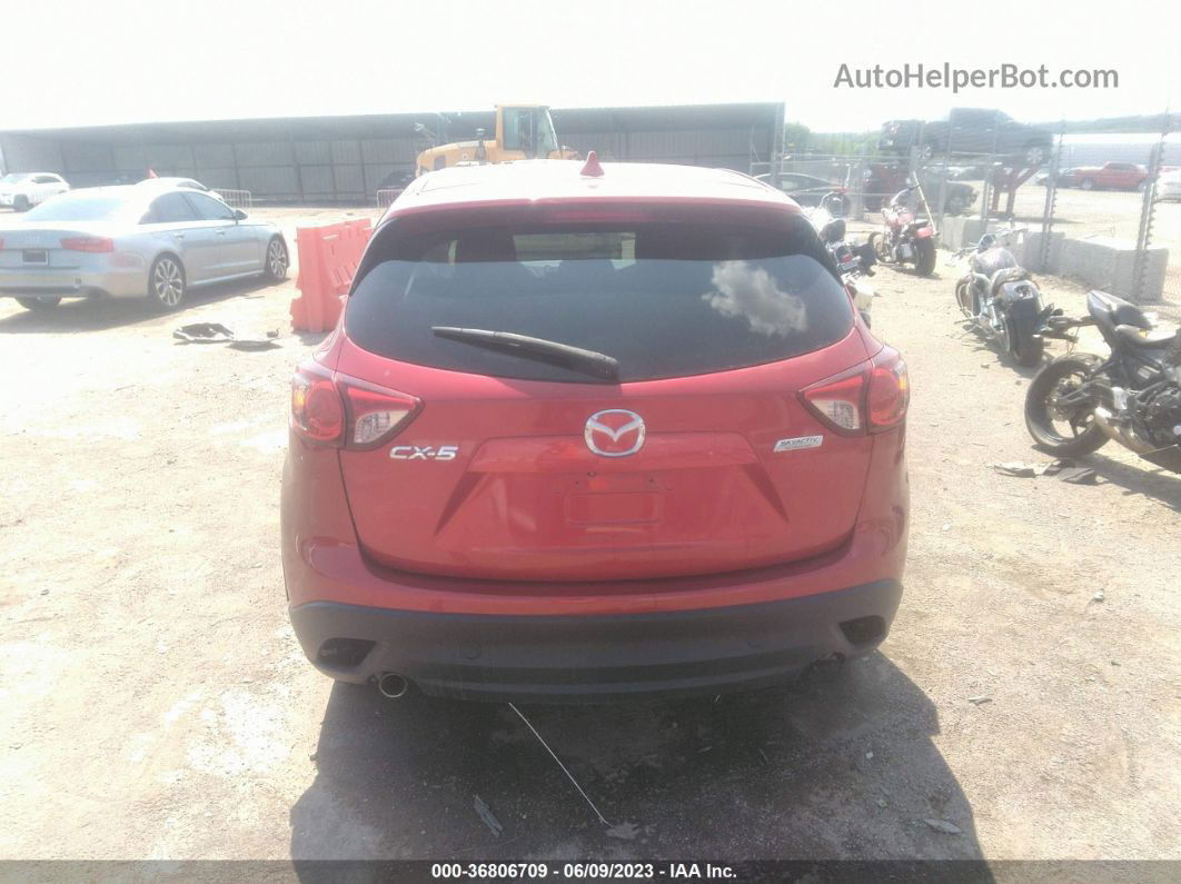 2015 Mazda Cx-5 Touring Burgundy vin: JM3KE2CY2F0476435