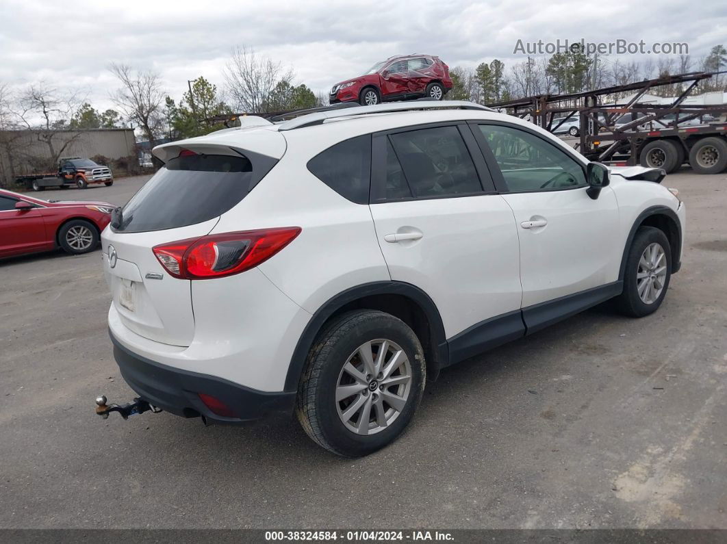 2015 Mazda Cx-5 Touring White vin: JM3KE2CY2F0540442