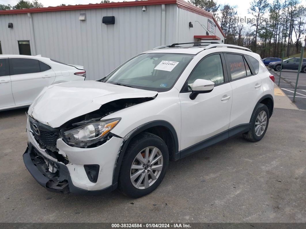 2015 Mazda Cx-5 Touring White vin: JM3KE2CY2F0540442