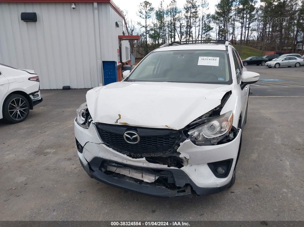 2015 Mazda Cx-5 Touring White vin: JM3KE2CY2F0540442