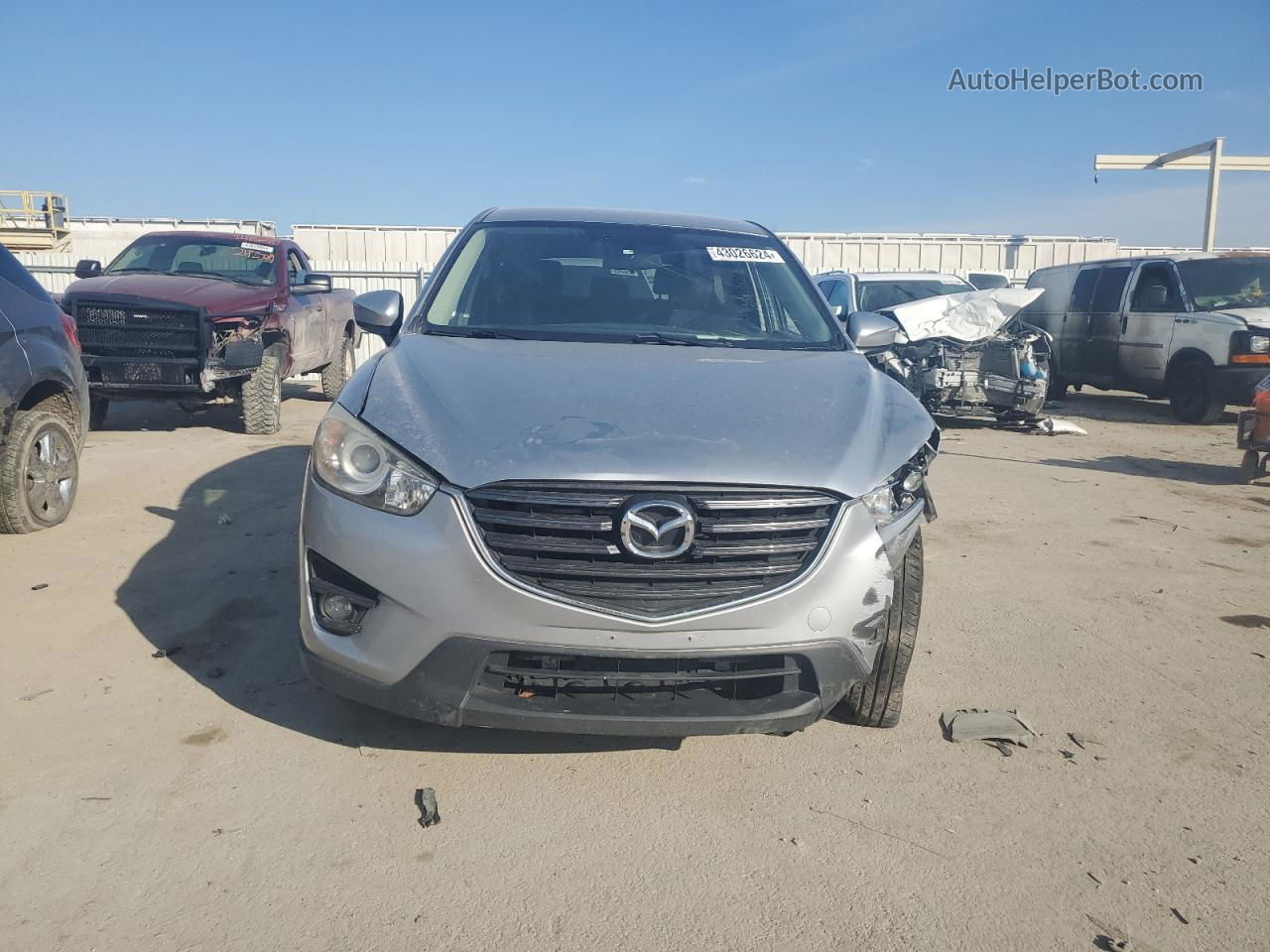 2016 Mazda Cx-5 Touring Silver vin: JM3KE2CY3G0616705