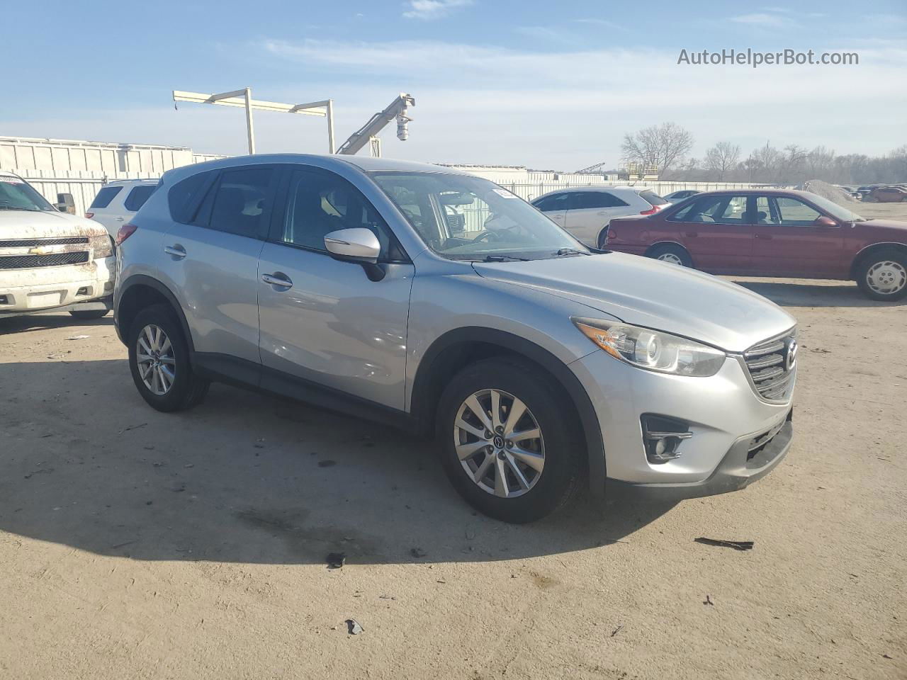 2016 Mazda Cx-5 Touring Silver vin: JM3KE2CY3G0616705