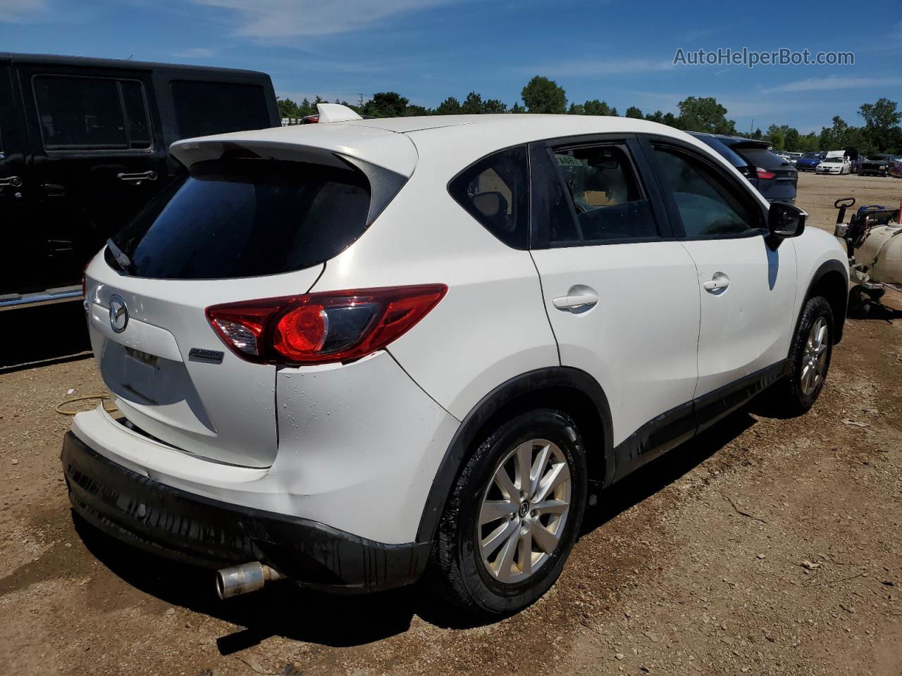 2015 Mazda Cx-5 Touring Белый vin: JM3KE2CY4F0468644