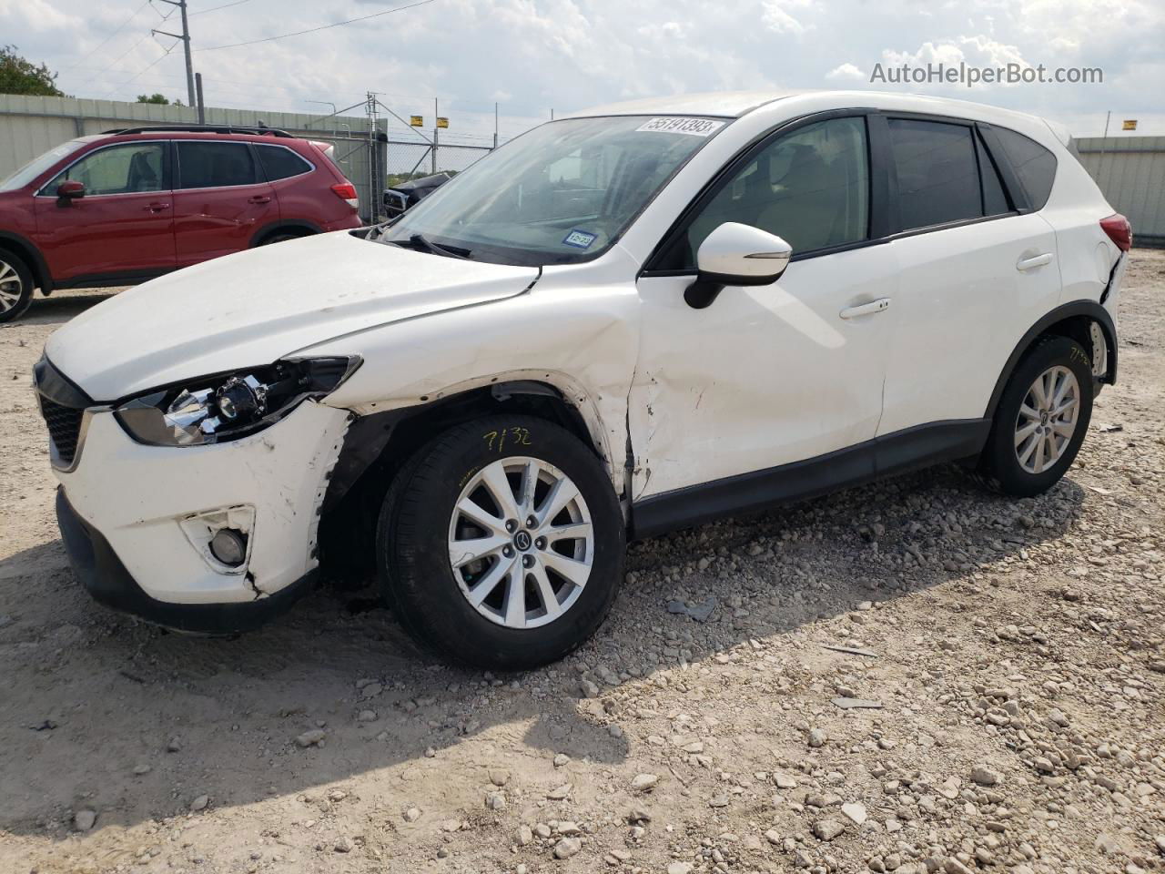 2015 Mazda Cx-5 Touring White vin: JM3KE2CY4F0545433