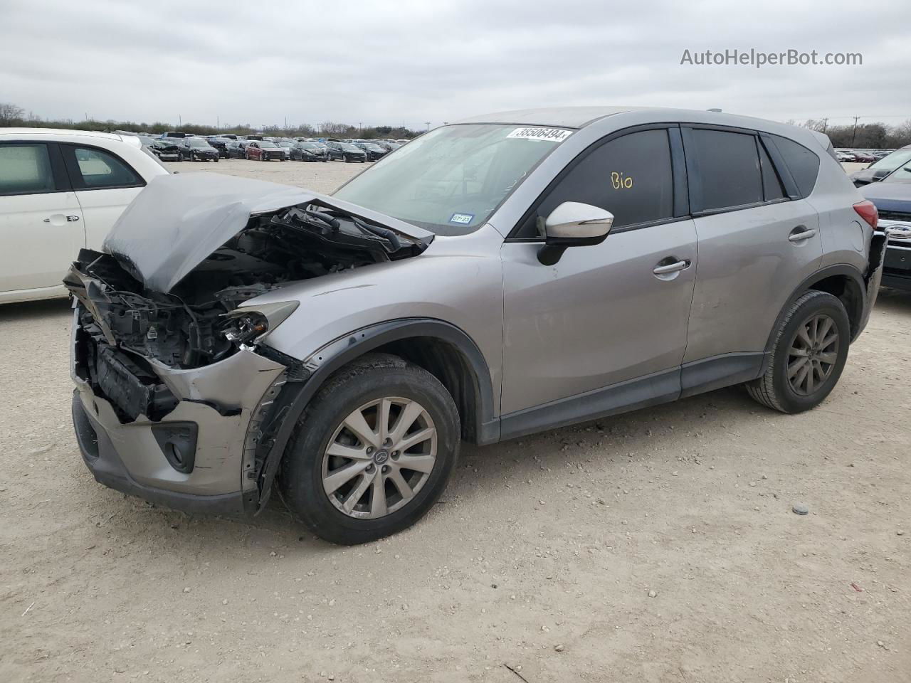 2015 Mazda Cx-5 Touring Silver vin: JM3KE2CY5F0467499