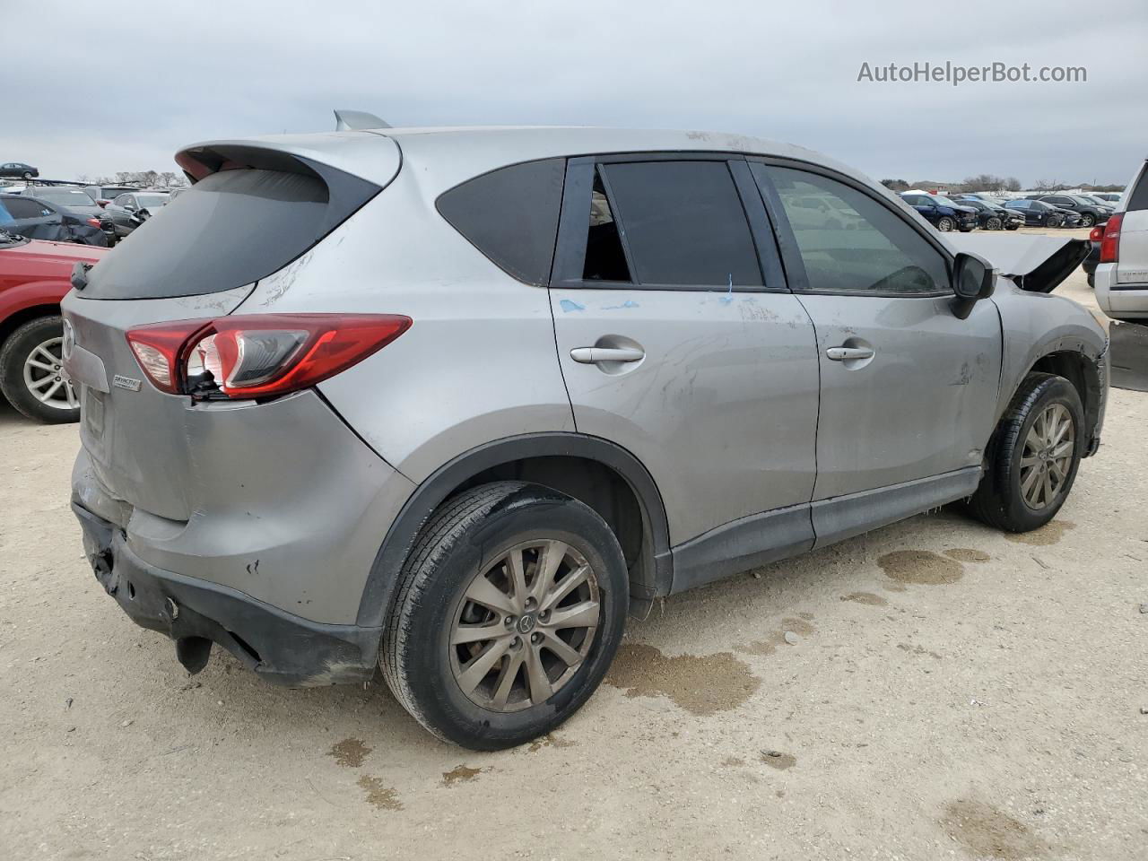 2015 Mazda Cx-5 Touring Silver vin: JM3KE2CY5F0467499