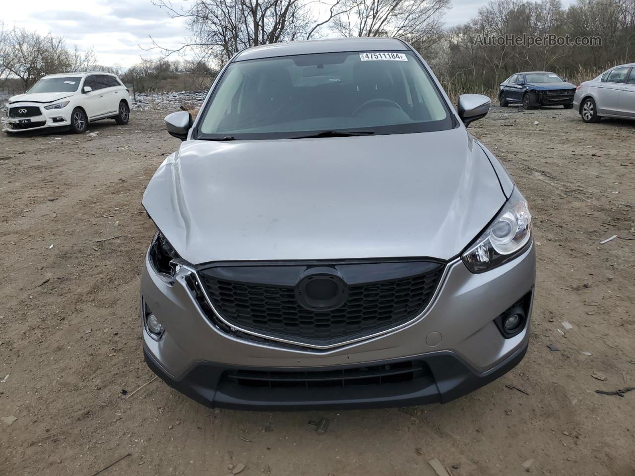 2015 Mazda Cx-5 Touring Silver vin: JM3KE2CY5F0483248