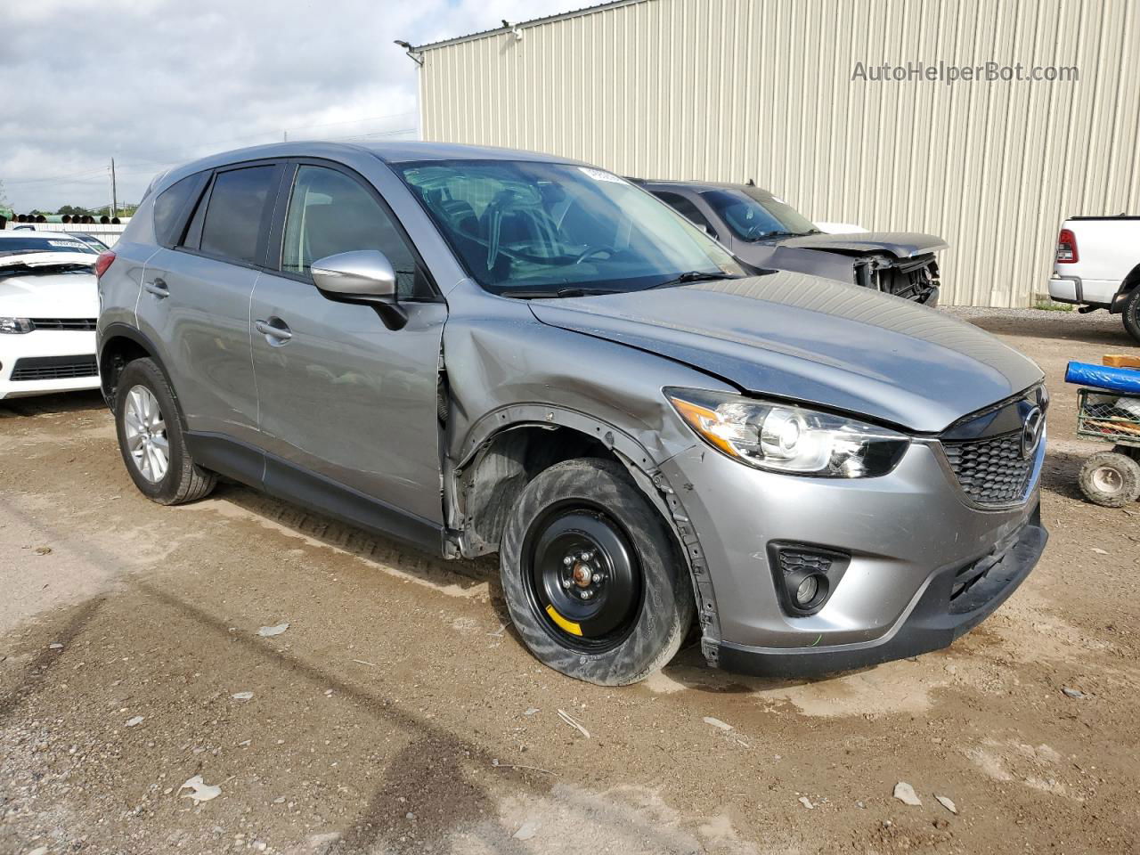 2015 Mazda Cx-5 Touring Gray vin: JM3KE2CY6F0504155