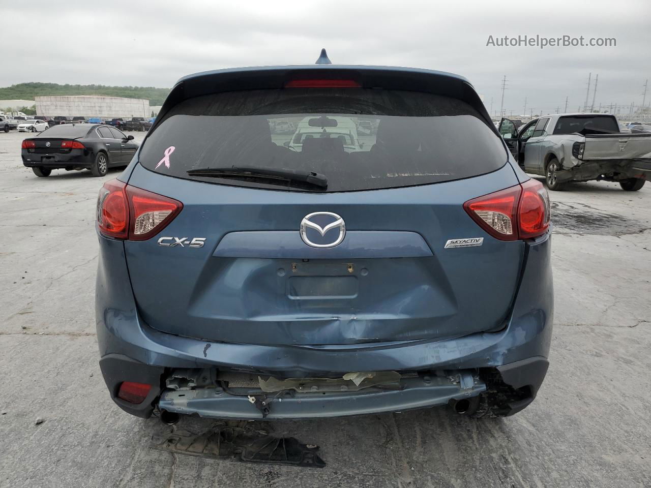 2015 Mazda Cx-5 Touring Синий vin: JM3KE2CY6F0544963