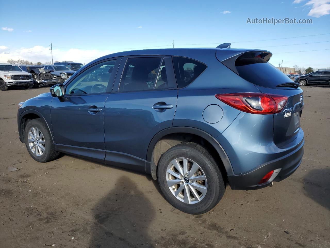 2015 Mazda Cx-5 Touring Blue vin: JM3KE2CY7F0505167