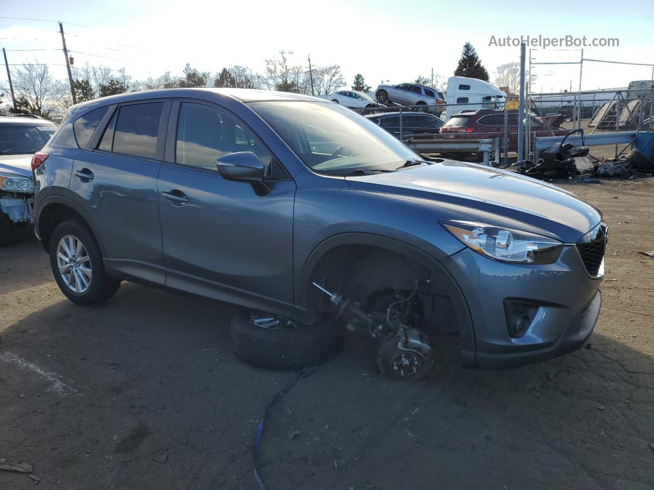 2015 Mazda Cx-5 Touring Синий vin: JM3KE2CY7F0505167