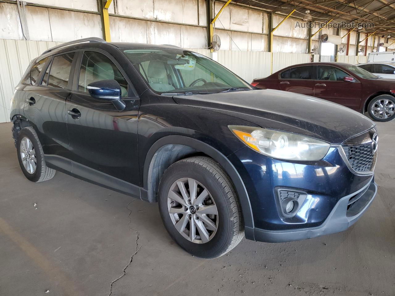 2015 Mazda Cx-5 Touring Blue vin: JM3KE2CY7F0510739