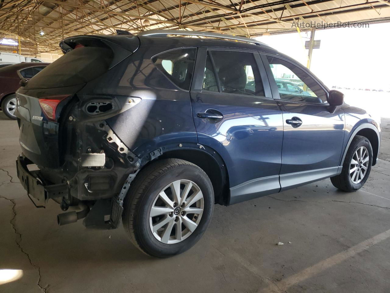 2015 Mazda Cx-5 Touring Blue vin: JM3KE2CY7F0510739