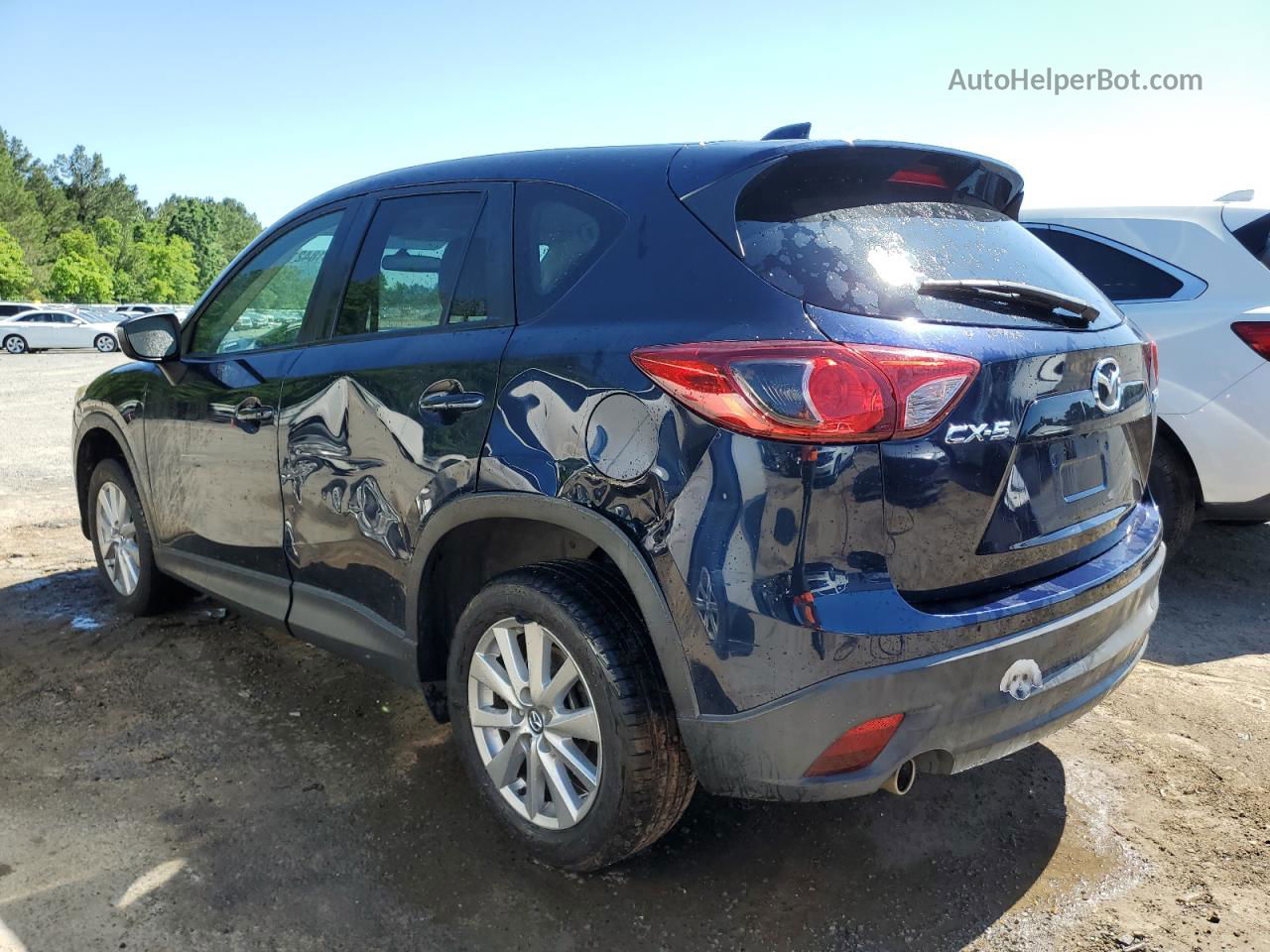 2015 Mazda Cx-5 Touring Синий vin: JM3KE2CY7F0545510