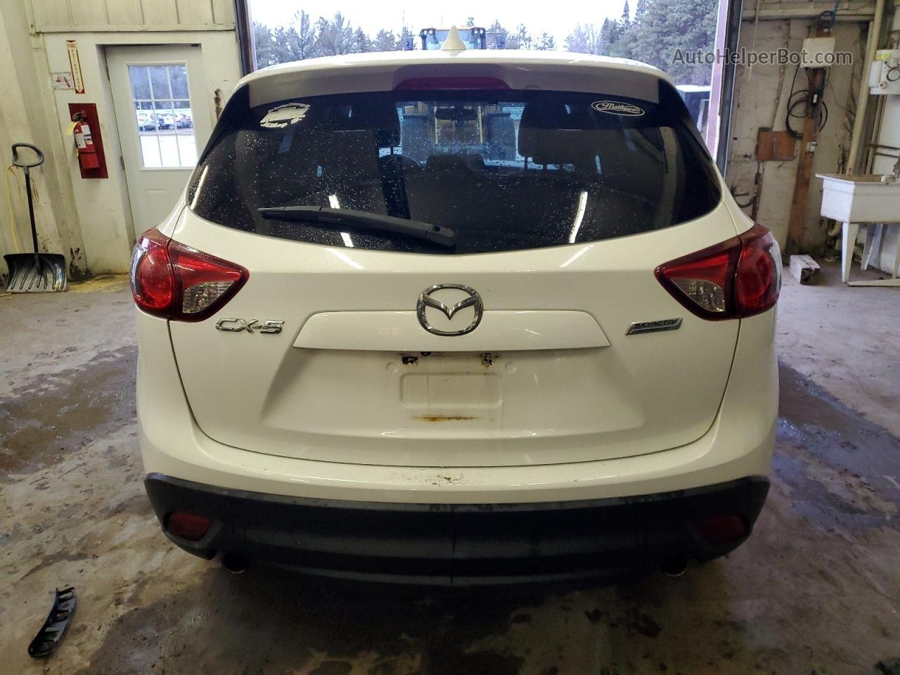 2015 Mazda Cx-5 Touring White vin: JM3KE2CY8F0503153
