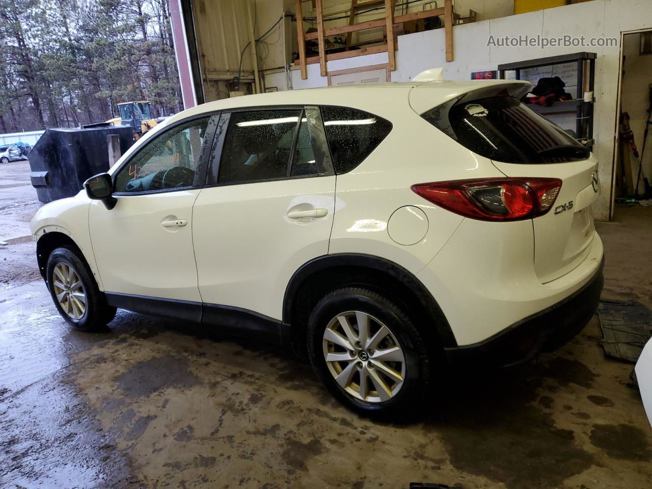 2015 Mazda Cx-5 Touring White vin: JM3KE2CY8F0503153