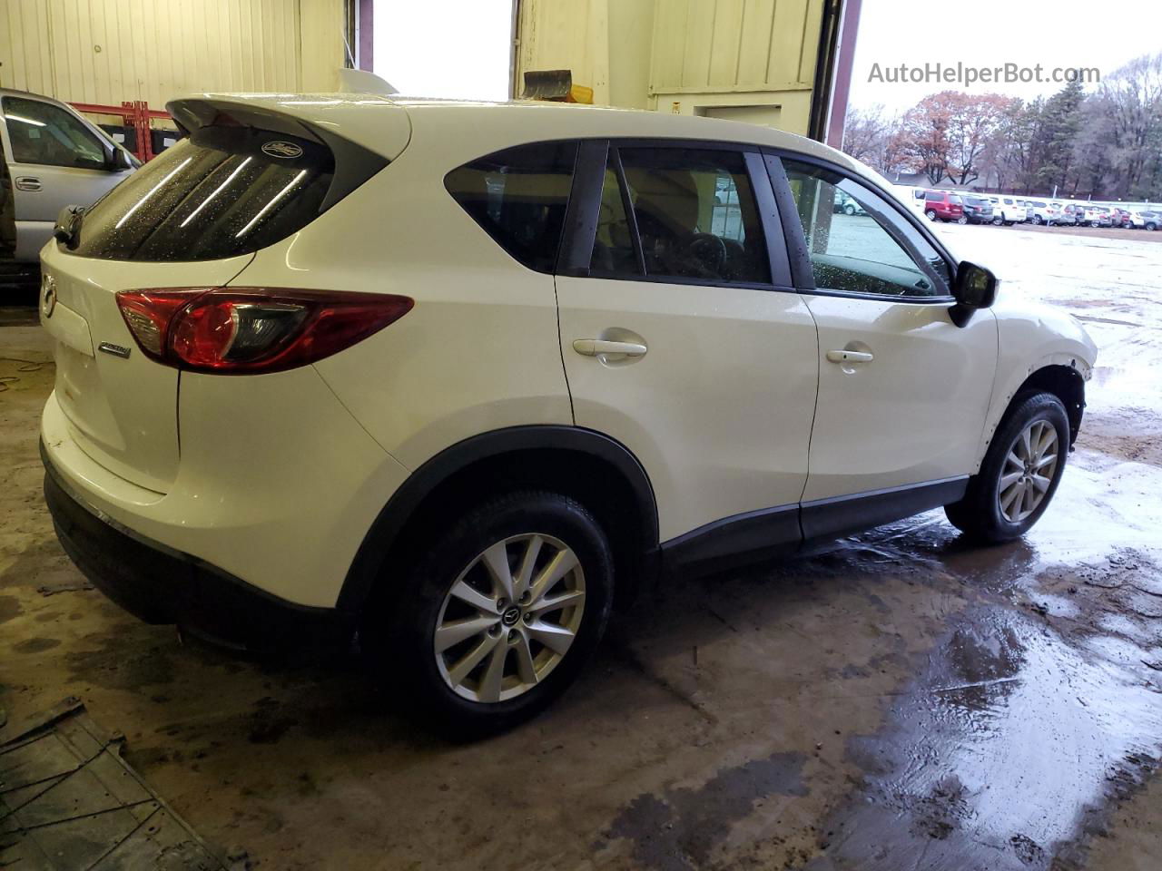 2015 Mazda Cx-5 Touring White vin: JM3KE2CY8F0503153