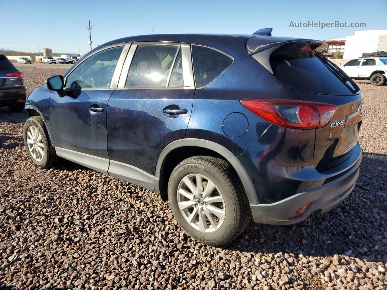 2015 Mazda Cx-5 Touring Blue vin: JM3KE2CY8F0508014