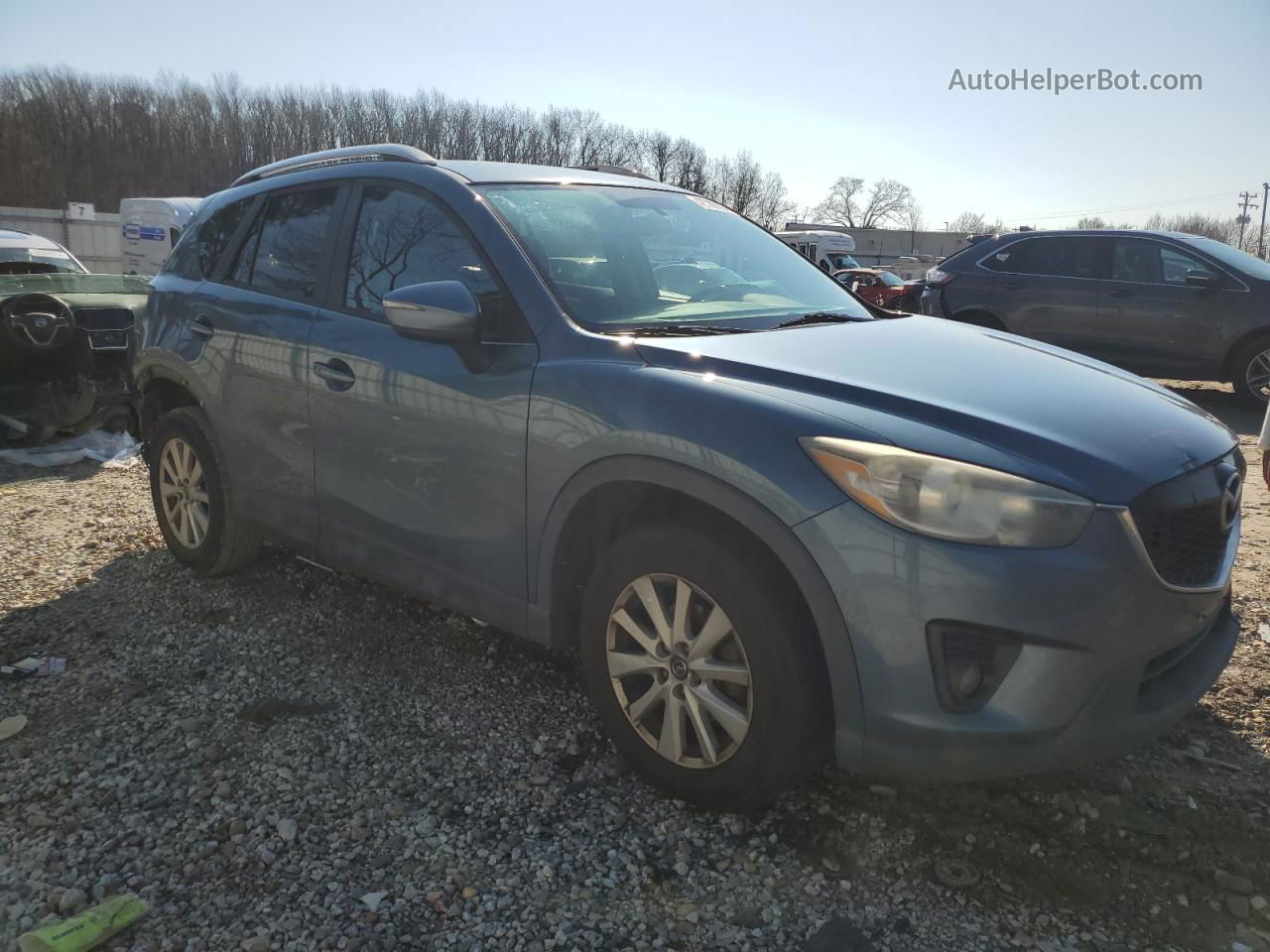 2015 Mazda Cx-5 Touring Blue vin: JM3KE2CY9F0484998