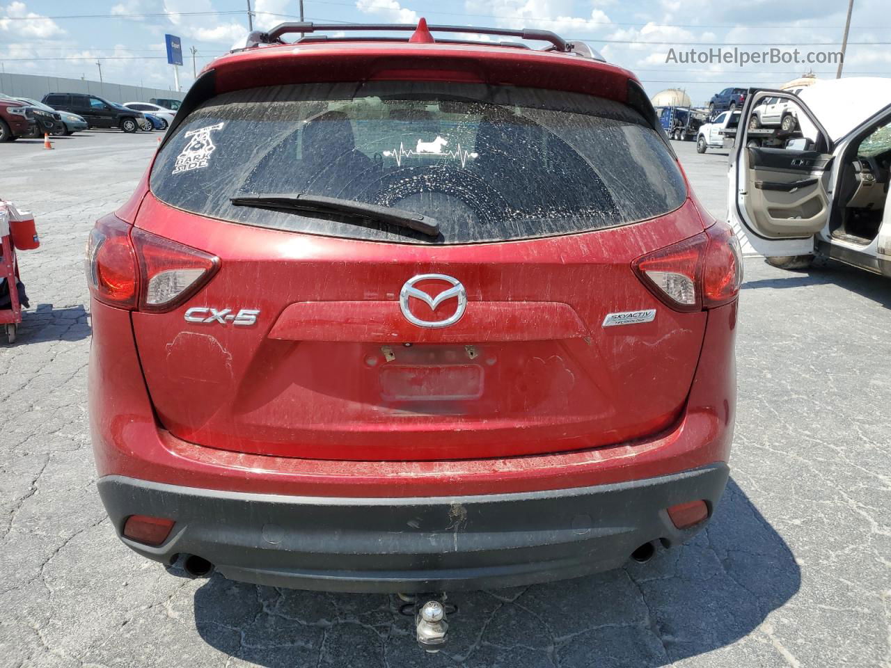 2015 Mazda Cx-5 Touring Red vin: JM3KE2CY9F0490185