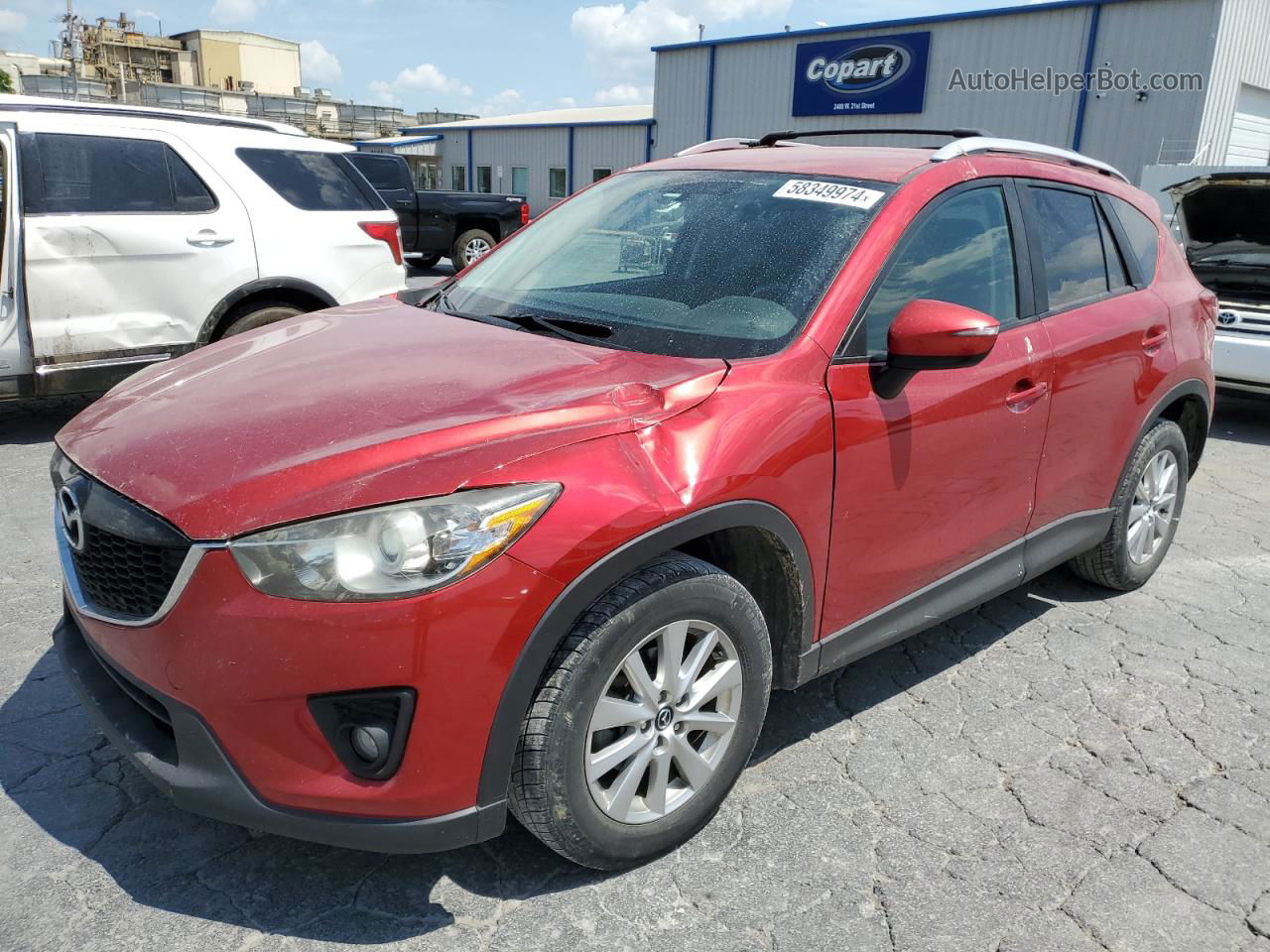 2015 Mazda Cx-5 Touring Red vin: JM3KE2CY9F0490185