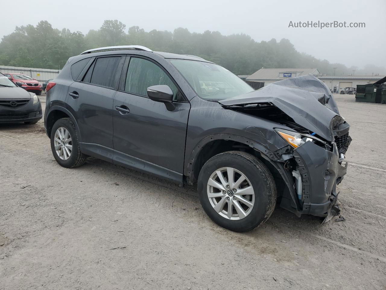 2015 Mazda Cx-5 Touring Gray vin: JM3KE2CY9F0522648