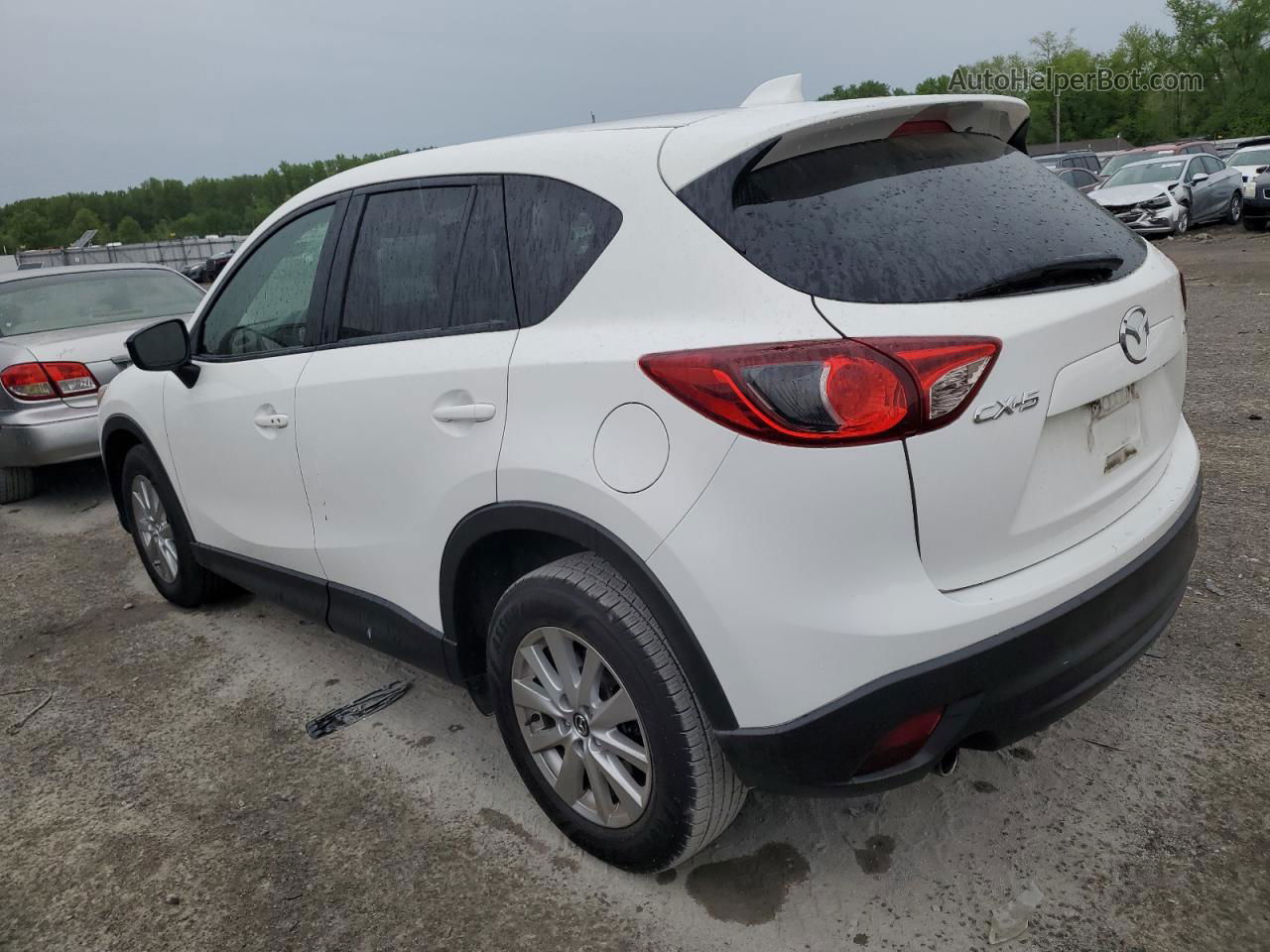 2015 Mazda Cx-5 Touring White vin: JM3KE2CY9F0551597