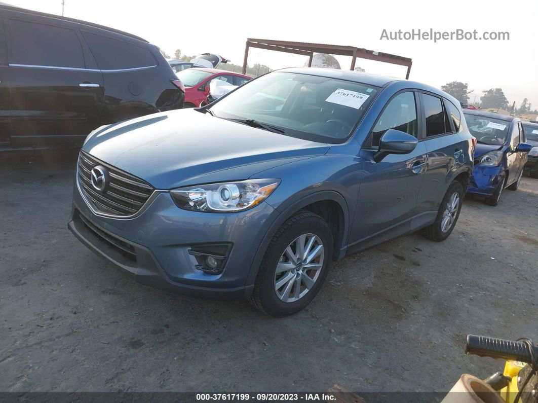 2016 Mazda Cx-5 Touring Blue vin: JM3KE2CY9G0613534