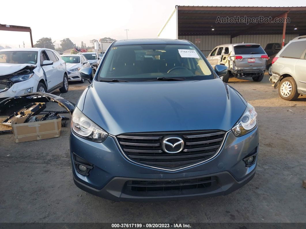 2016 Mazda Cx-5 Touring Blue vin: JM3KE2CY9G0613534