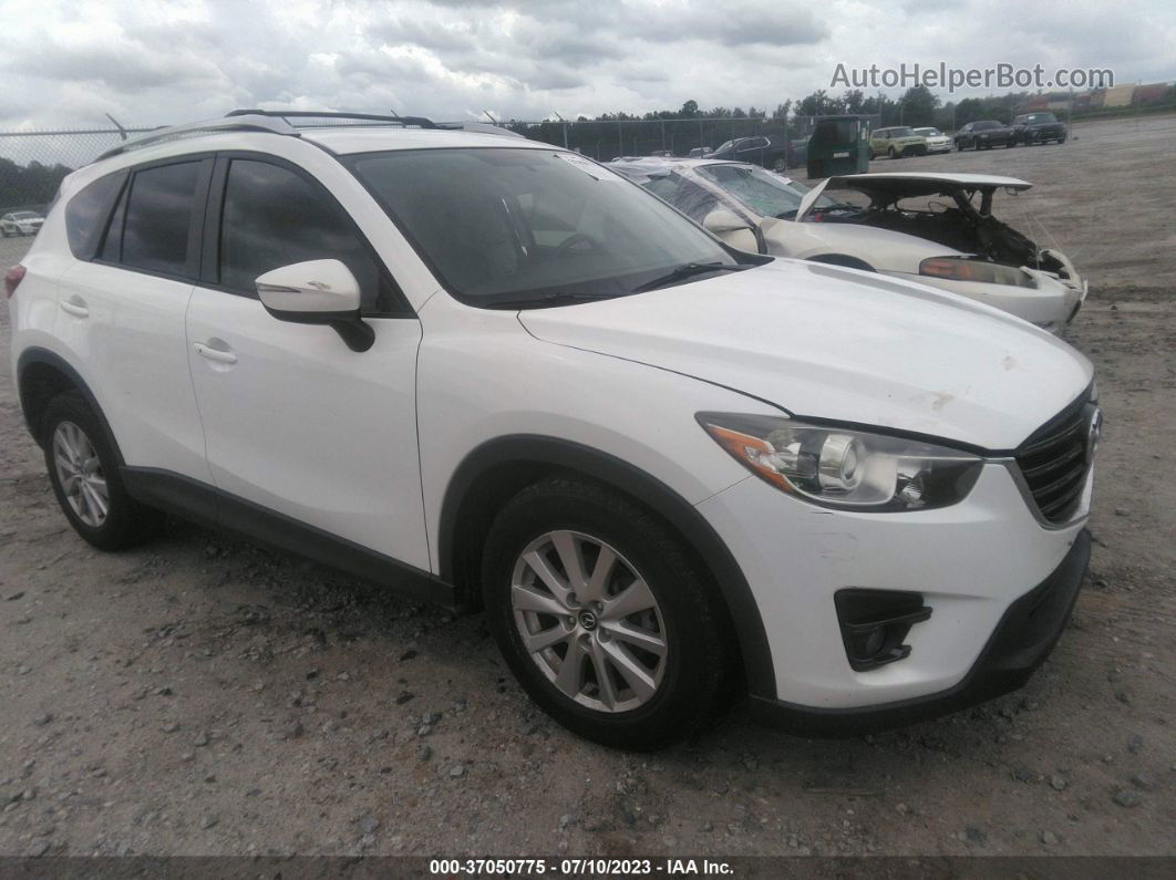 2016 Mazda Cx-5 Touring White vin: JM3KE2CY9G0647392